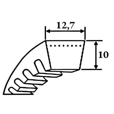 Кабели Ремень клиновой XPA 800 SWR