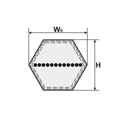 Кабели Ремень шестигранный НВВ-4850 (BB188) HIMPT Кабели Ремень шестигранный НВВ-4850 (BB188) HIMPT